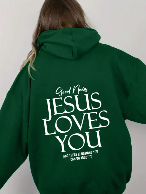 Brushed Hoody Kangaroo Pocket Hoodie Dear Person Behind Me - Image 5