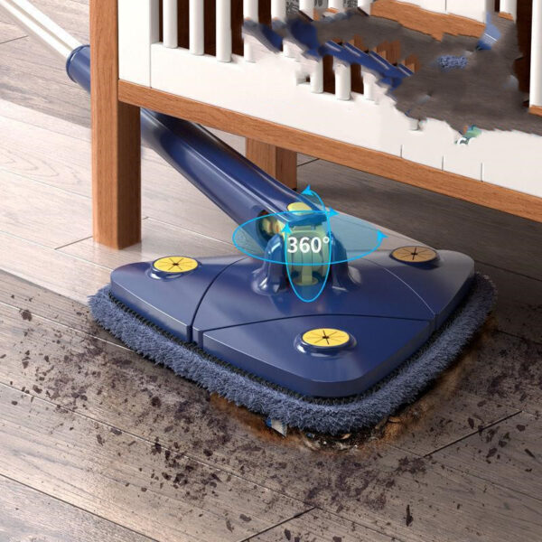 Extendable Triangle Mop 360 Rotatable Adjustable 110 Cm Cleaning Mop For Tub Tile Floor Wall Cleaning Mop Deep Cleaning Mop - Image 6