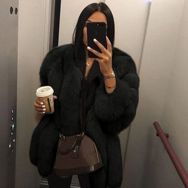 Artificial Fur Coat Jacket - Image 2