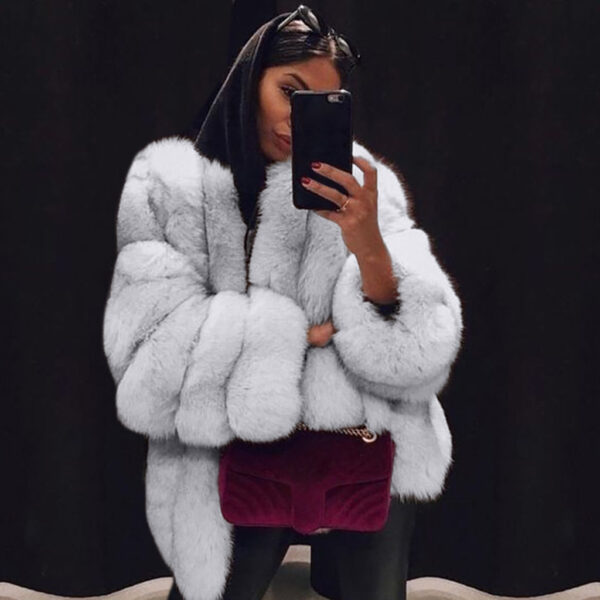 Artificial Fur Coat Jacket - Image 3