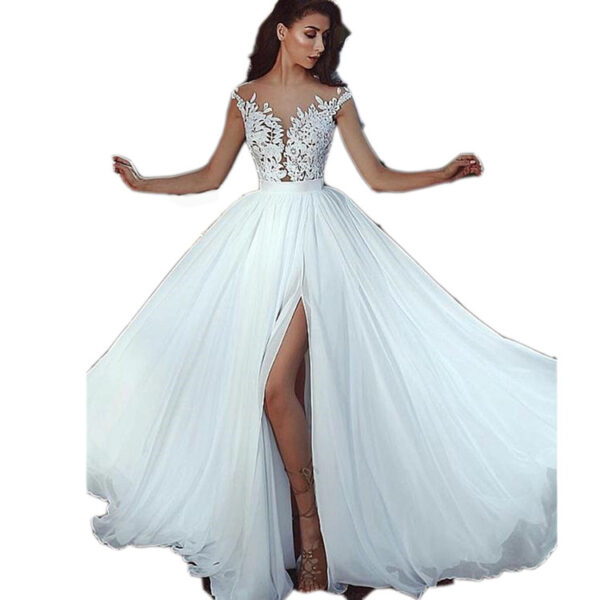 High-end Elegant Split Banquet Temperament Socialite Annual Meeting Host Texture Dress - Image 2