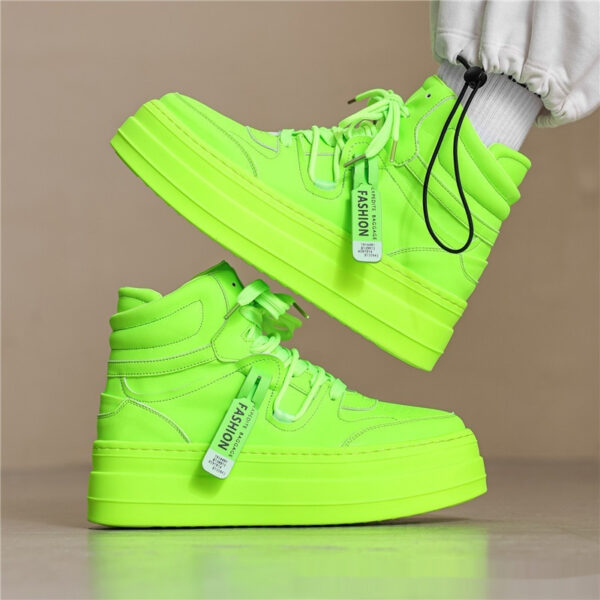 Breathable Running Leisure Sports Men Slip-on Lofter Board Shoes - Image 2