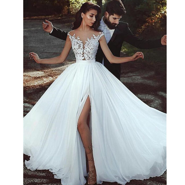 High-end Elegant Split Banquet Temperament Socialite Annual Meeting Host Texture Dress - Image 5