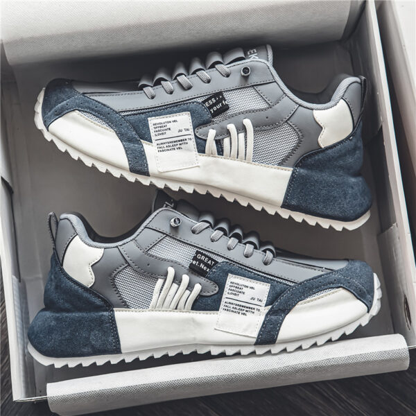 Mesh Breathable All-match Sports Running Platform Height Increasing Casual Old Shoes - Image 5