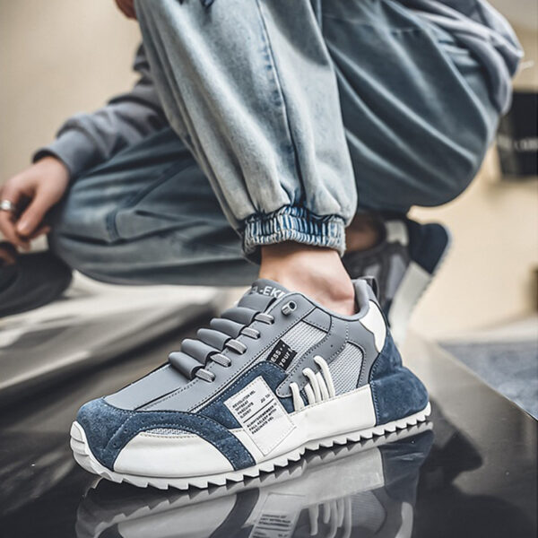 Mesh Breathable All-match Sports Running Platform Height Increasing Casual Old Shoes - Image 2