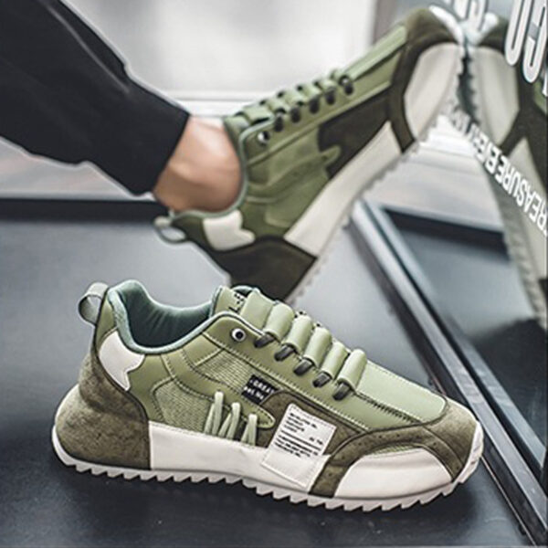 Mesh Breathable All-match Sports Running Platform Height Increasing Casual Old Shoes - Image 4