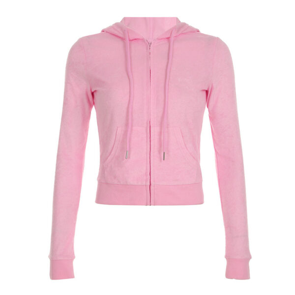 Sportswear Three-piece Zipper Hoodie Top Vest Pants Casual Suit - Image 6